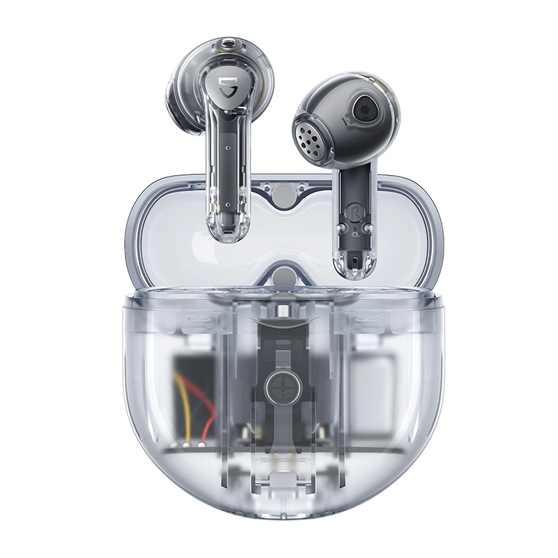 Słuchawki bezprzewodowe Soundpeats Air TP Douszne Bluetooth 5.3 Biały