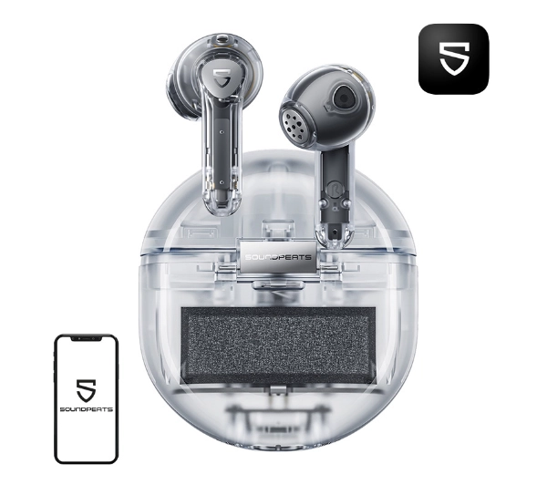 Soundpeats Air TP Douszne Bluetooth 5.3 Biały