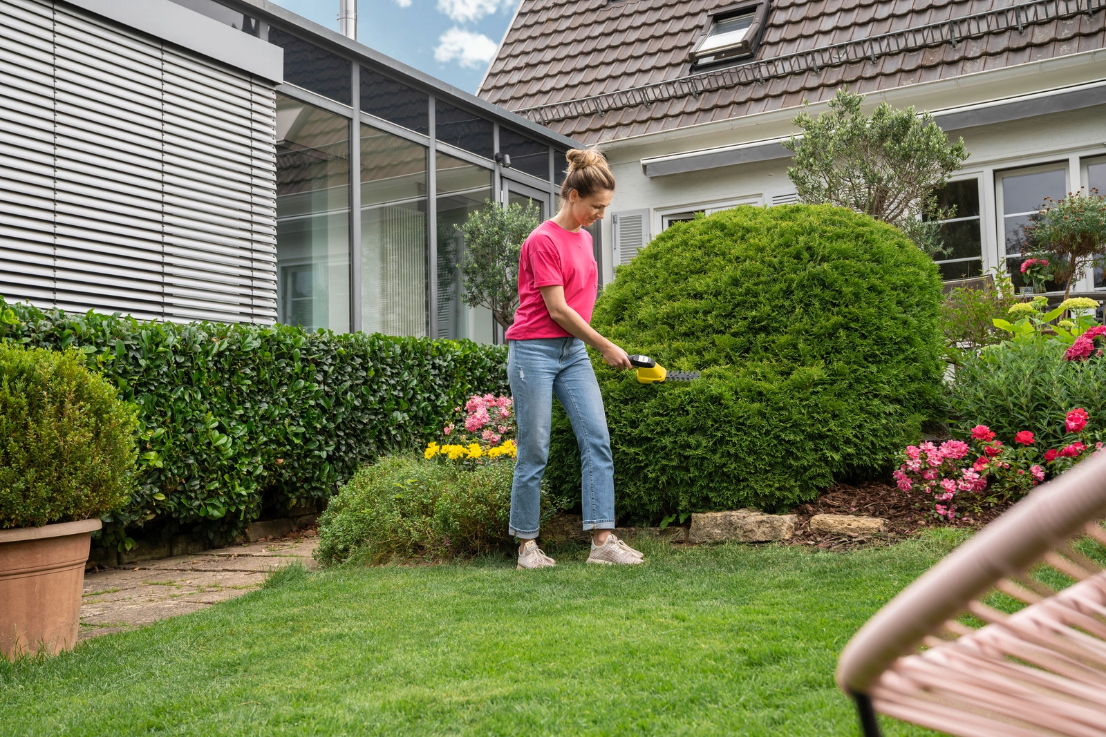 фото Акумуляторні садові ножиці Karcher GSH 4-4 Plus (1.445-320.0)