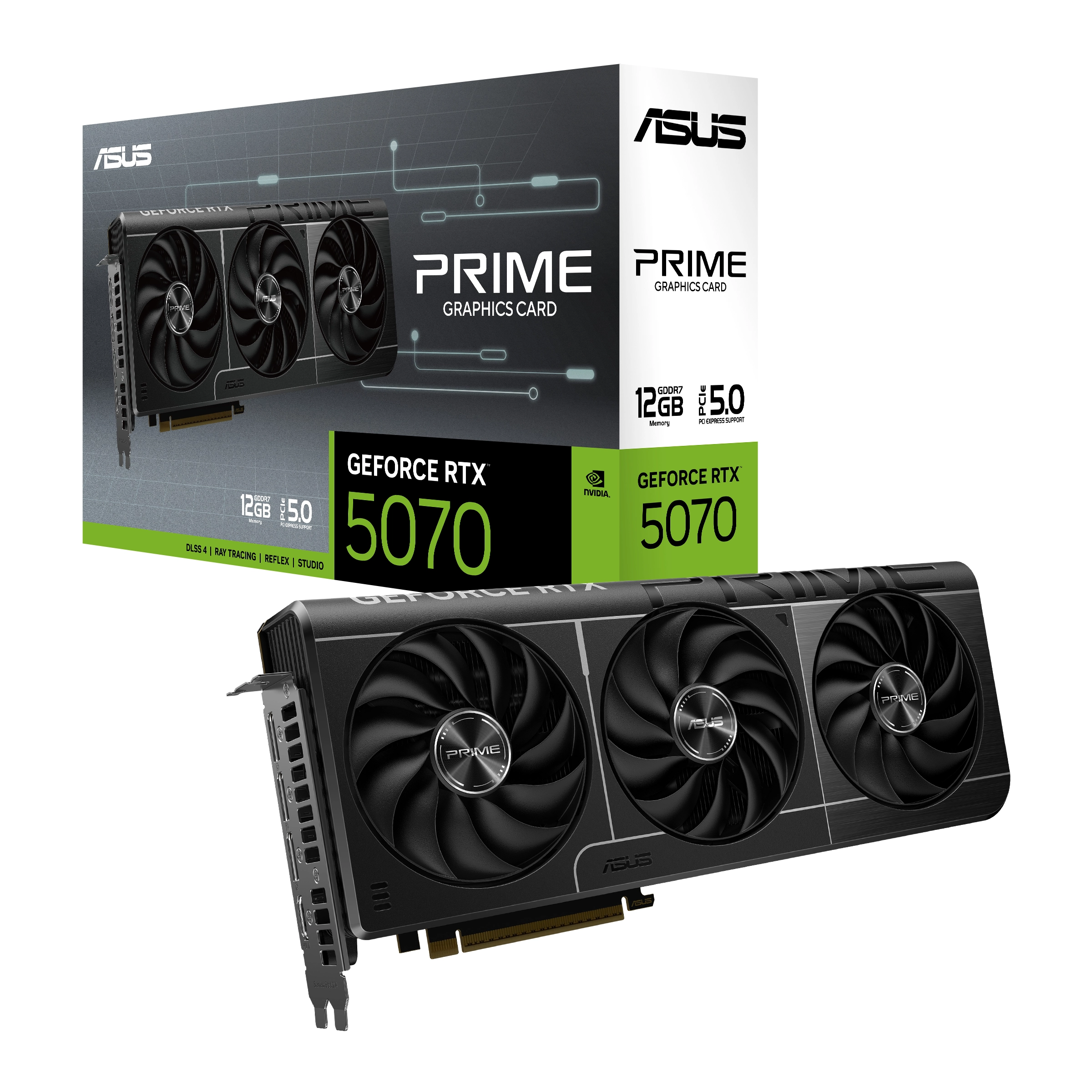 Karta graficzna ASUS Prime GeForce RTX 5070 12GB GDDR7 192bit DLSS 4