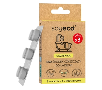Tabletki Soyeco do czyszczenia łazienki 6szt.