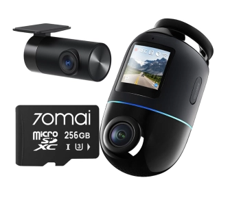 Wideorejestrator 70MAI X800 4K Dual Set + karta pamięci 256GB