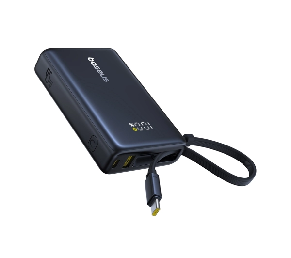 Baseus PicoGo Digital Display 10000mAh 45W Czarny