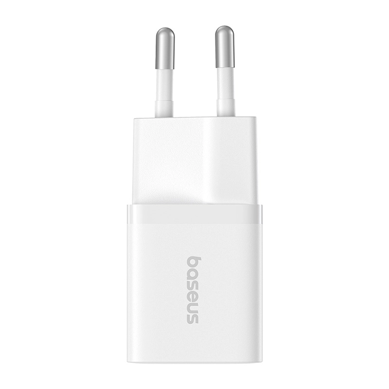 Ładowarka sieciowa Baseus GaN5 mini 1C 25W + kabel USB-C do USB-C Biały
