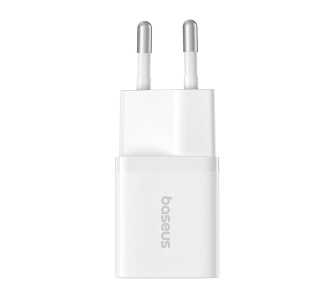 Ładowarka sieciowa Baseus GaN5 mini 1C 25W + kabel USB-C do USB-C Biały
