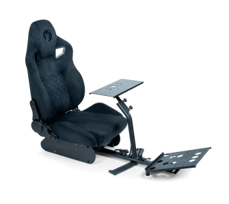 Fotel Nacon PCRC-RM2ALCANCOBRA Cobra Racing Simulation Cockpit Alcantara z mocowaniem do kierownicy do 110kg Skóra ECO Czarny