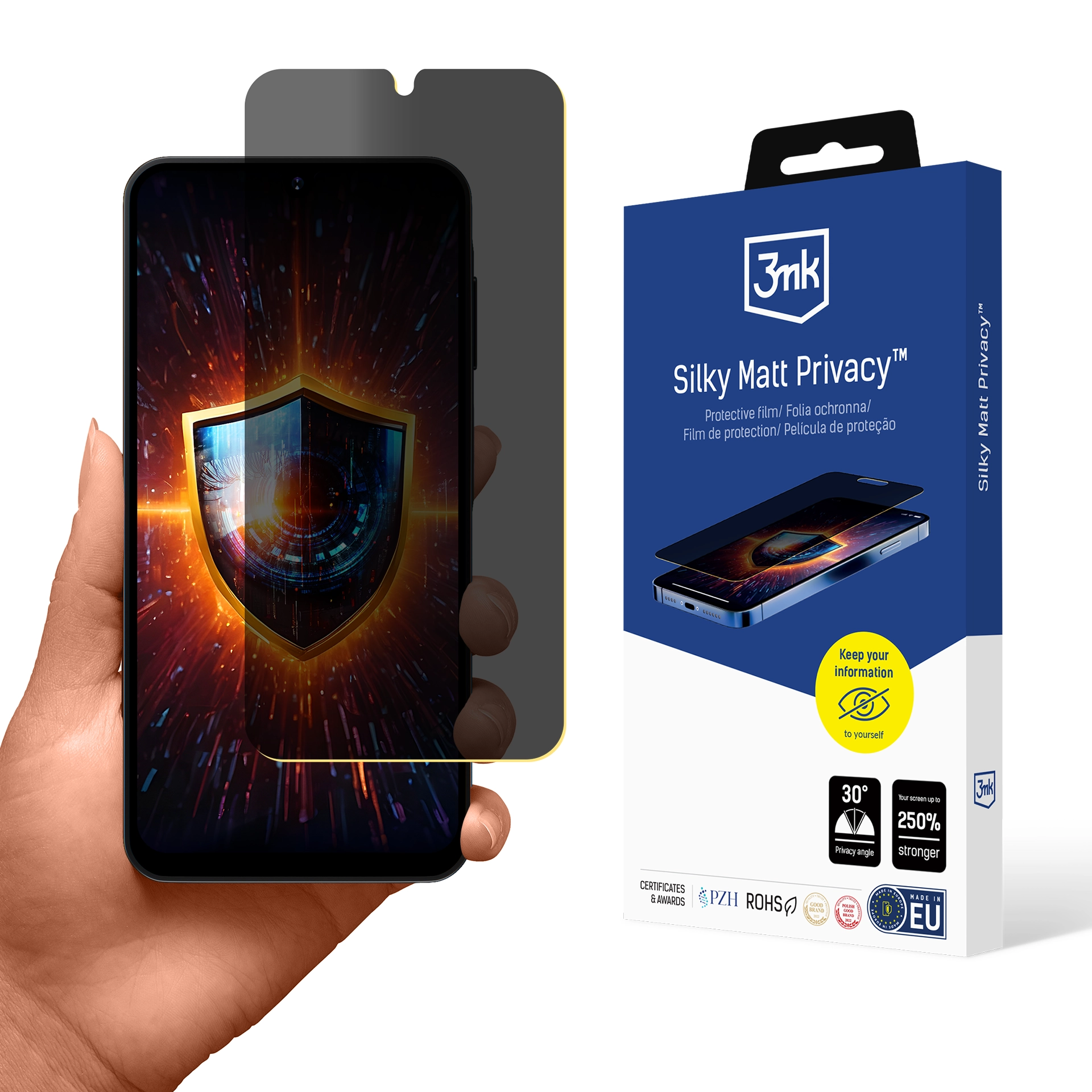 Folia ochronna 3mk Silky Matt Privacy do Galaxy A16