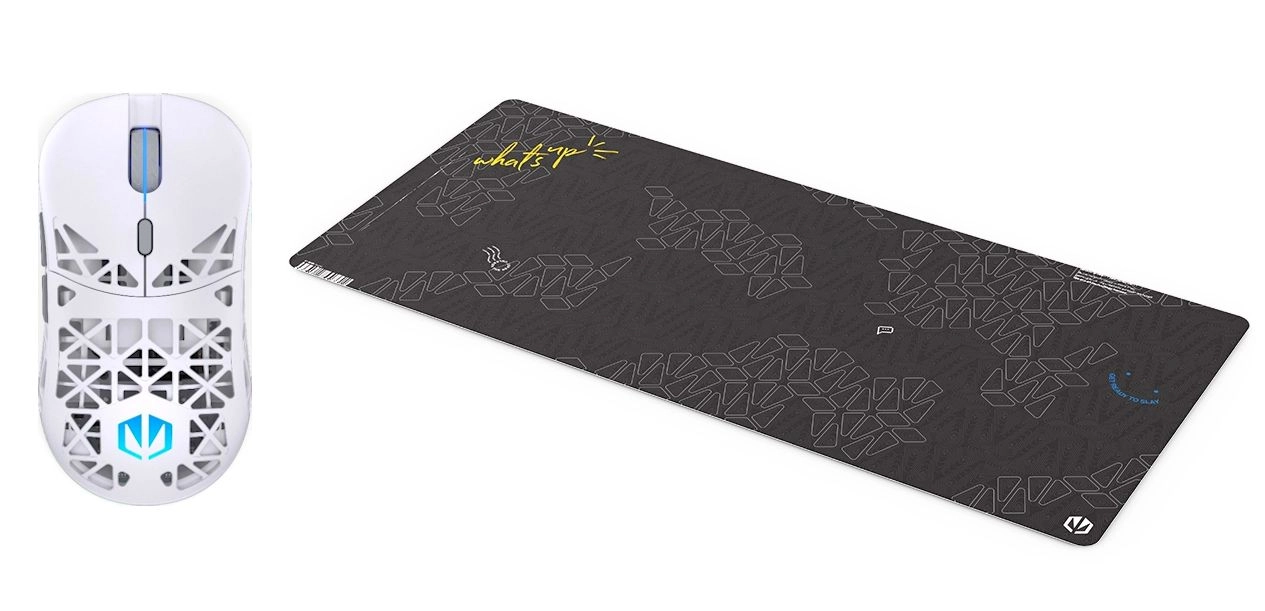 Myszka gamingowa Endorfy LIV Plus Wireless Biały + Podkładka Limited LIV