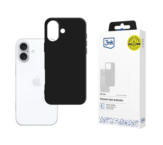 Etui 3mk Matt Case do iPhone 16 Czarny