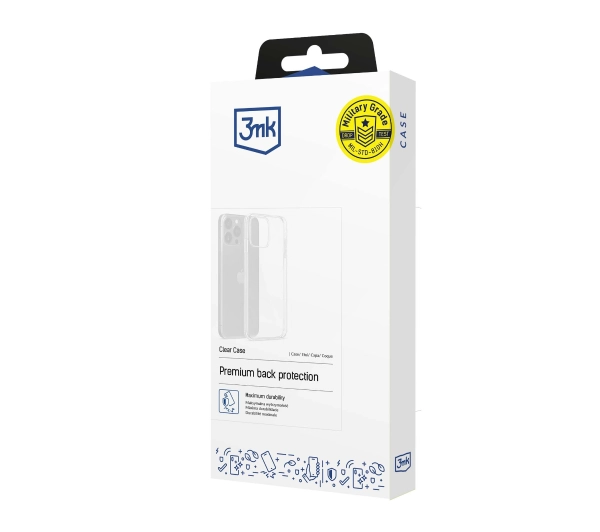 3mk Clear Case do Motorola Moto G75 Przezroczysty