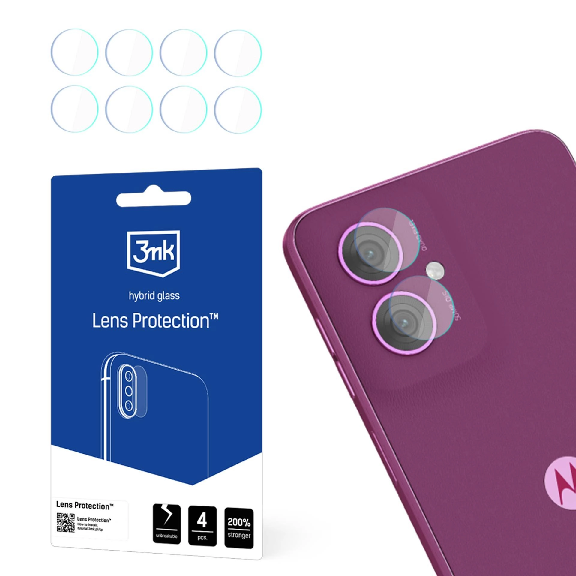 Szkło hybrydowe 3mk Lens Protection do Motorola Moto G55 5G