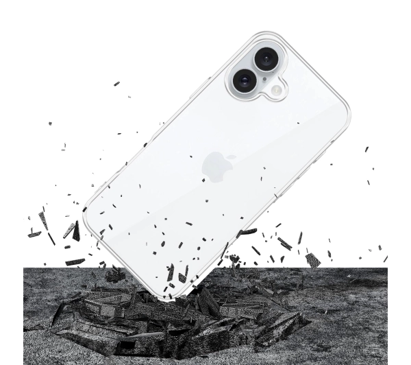 3mk Clear Case do iPhone 16 Plus Przezroczysty