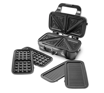 Opiekacz Raven ES011 3w1 Trójkąty Gofry Grill 1200W