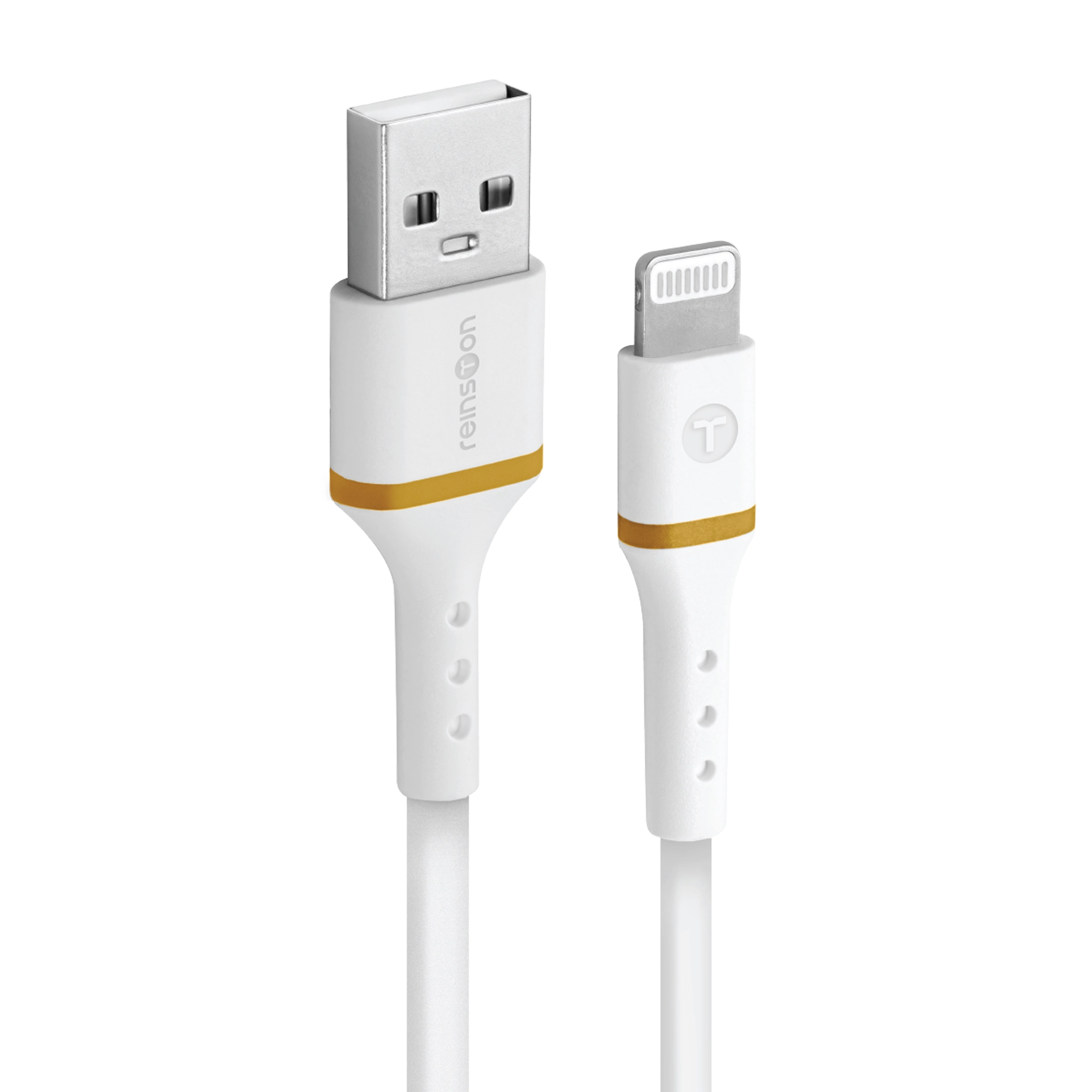 Kabel Reinston EK12ALB USB-A do Lightning MFi 1,2m Biały