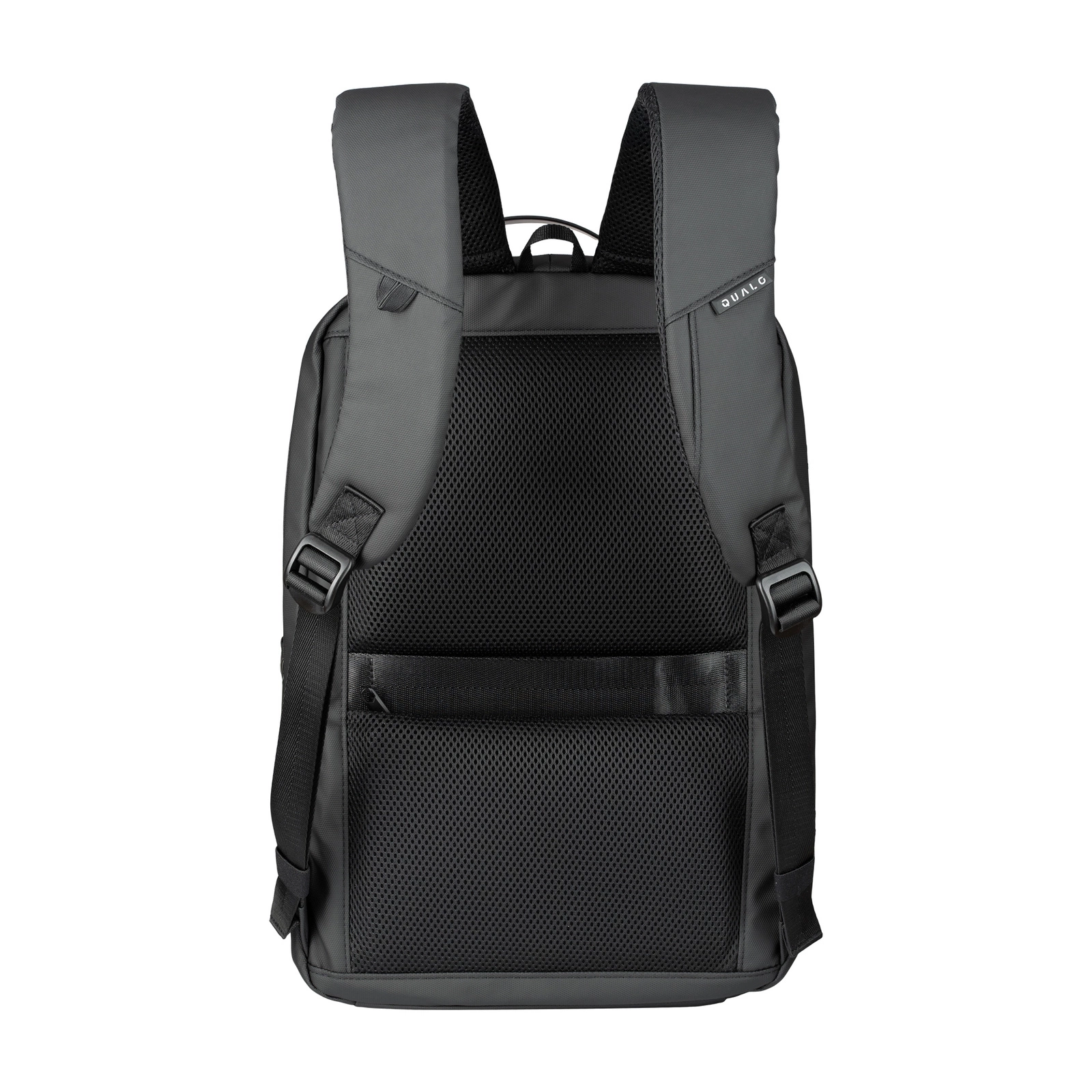 Plecak na laptopa QUALO QPS-W-USB-01 wodoodporny 15,6" Czarny