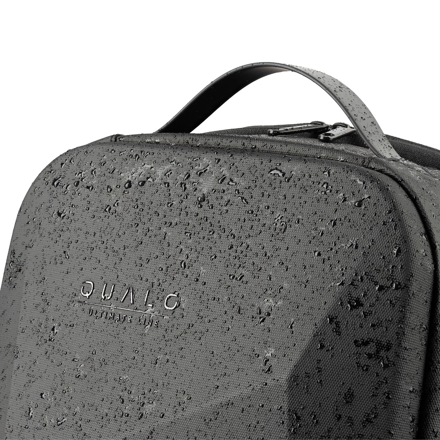 Plecak na laptopa QUALO QPS-W-USB-01 wodoodporny 15,6" Czarny