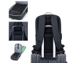 Plecak na laptopa QUALO QPS-W-USB-01 wodoodporny 15,6" Czarny