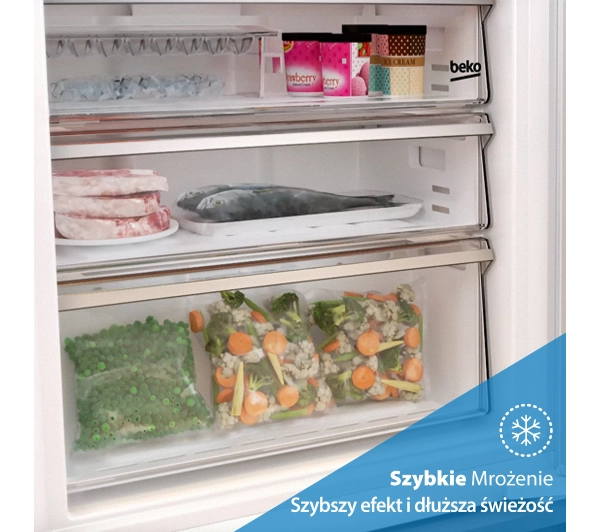 Beko bPro700 B7RCNA407HXBR2 Pełny No Frost 203,5cm Komora świeżości Dark Inox - TRZECI -55%, ALBO 5-TY ZA 1ZŁ - Kup na Raty - RRSO 0%