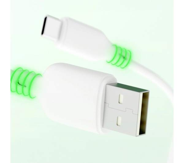 QUALO USB-A do USB-C 1,5m 3A Biały