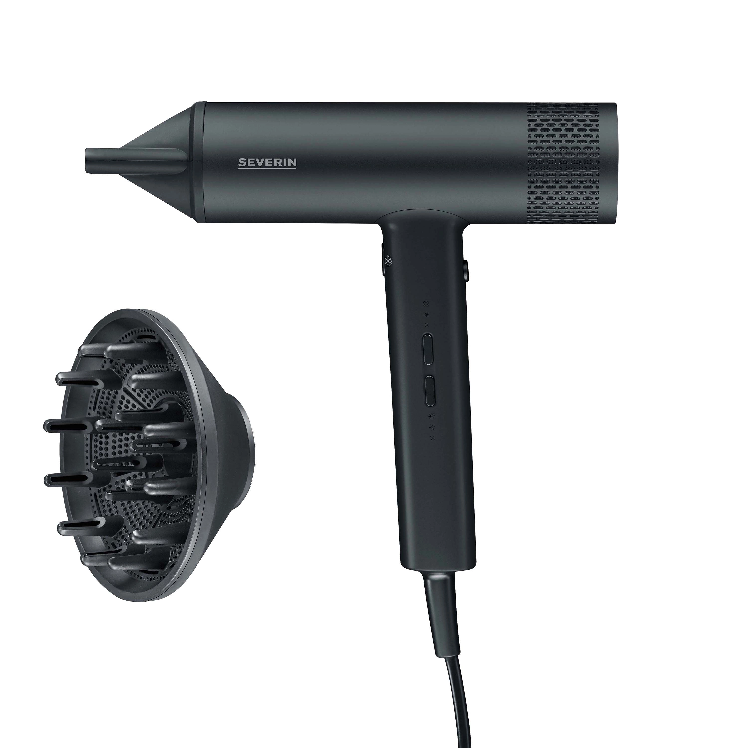 Suszarka do włosów Severin S-Style SpeedPro HT 0170 Jonizacja Dyfuzor Zimny nawiew 2000W 3 prędkości 3 temperatury