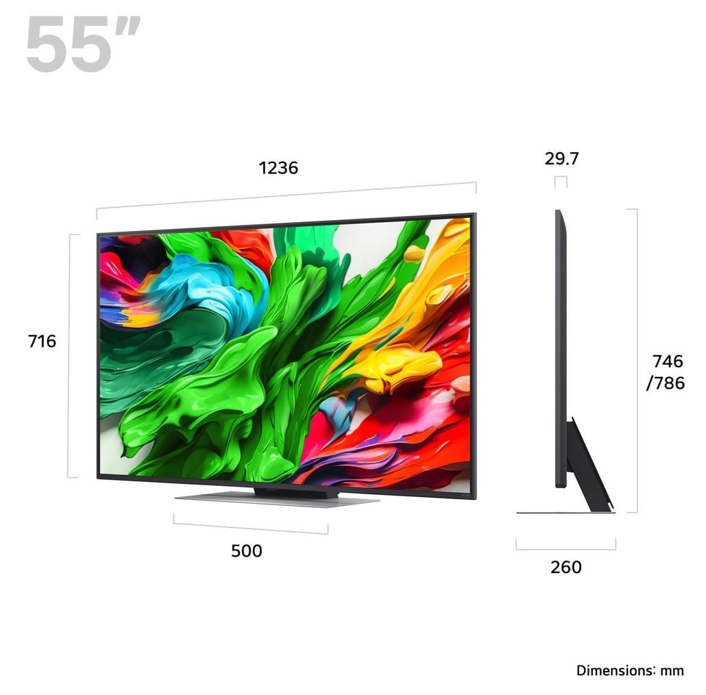 Telewizor LG 55QNED86A6A 55" QNED evo AI miniLED 4K 120Hz webOS Dolby Vision HDMI 2.1 DVB-T2