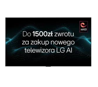 Telewizor LG OLED65G54LW 65" OLED evo AI 4K 165Hz webOS Dolby Vision Dolby Atmos HDMI 2.1 DVB-T2