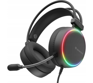 Genesis Neon 613 G2 RGB Nauszne Czarny