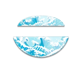 Lamzu Atlantis MINI Mouse Glass Skates Szklane