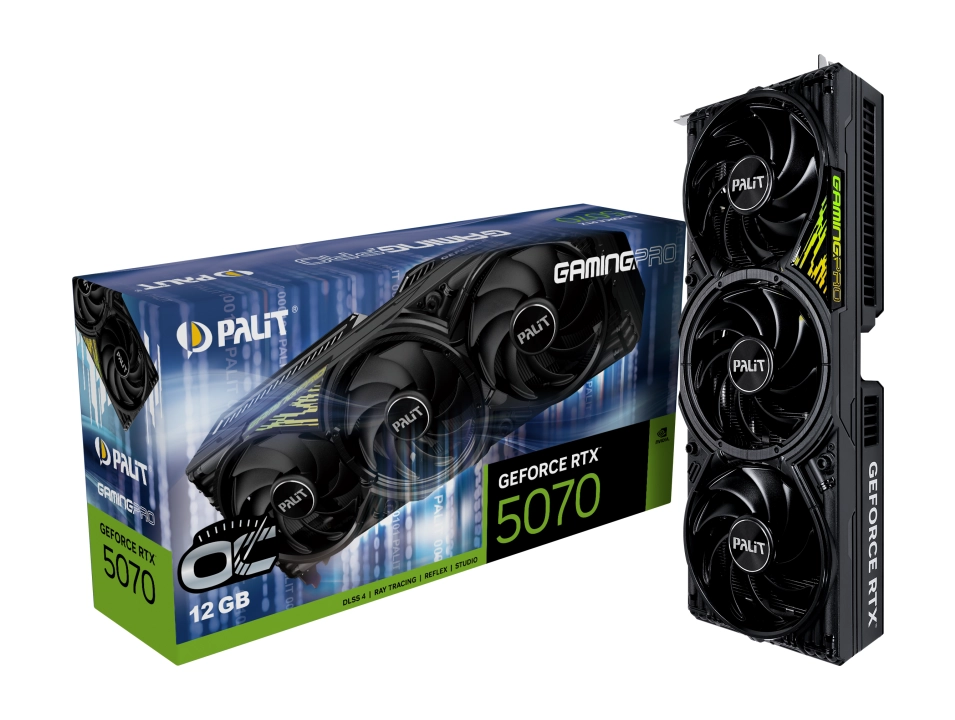 Karta graficzna Palit GeForce RTX 5070 GamingPro OC 12GB GDDR7 192bit DLSS 4