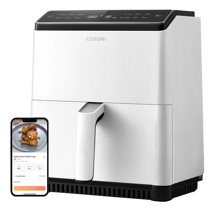 Air fryer Cosori Dual Blaze 1700W 6,4l Aplikacja mobilna Biały