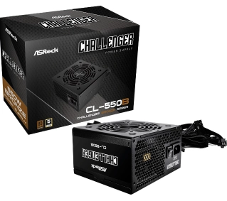 ASrock Challenger CL-550B 550W 80+ Bronze Czarny