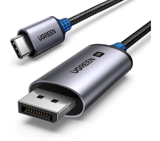 UGREEN CM556 USB-C -  DisplayPort 8K 1m Szary
