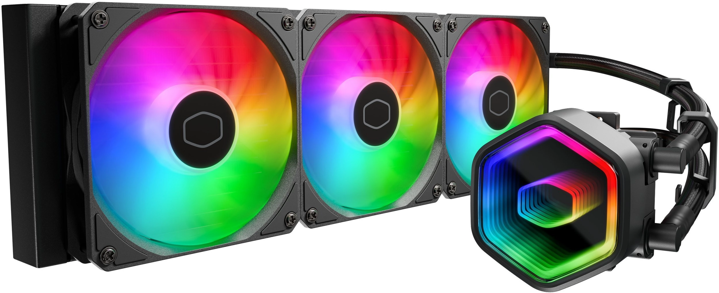 Chłodzenie Cooler Master MasterLiquid 360 Core II ARGB Czarny