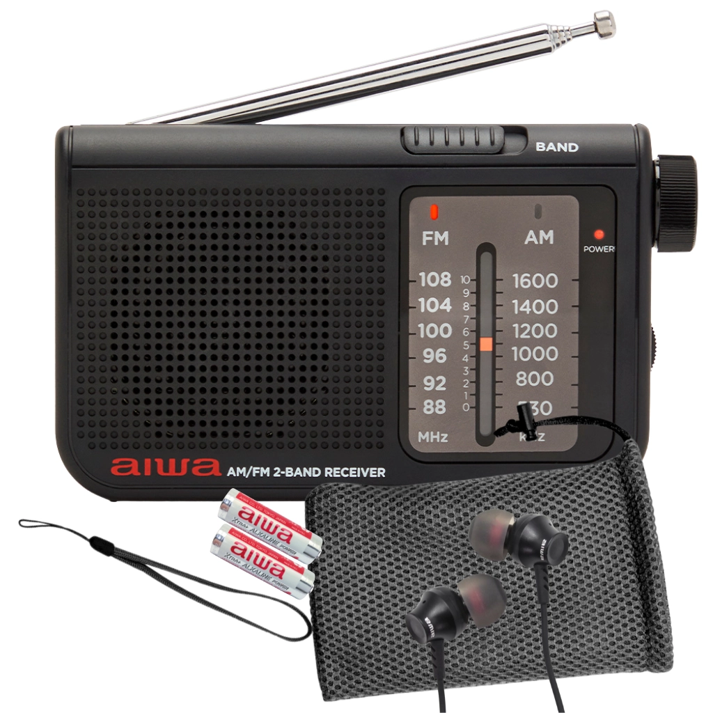 Radioodbiornik Aiwa RS-55/BK Radio FM Czarny