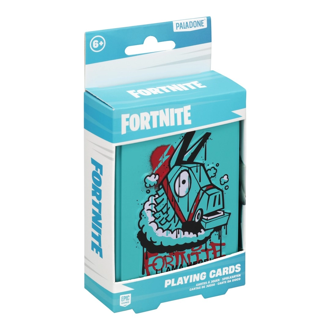 Karty do gry Paladone Fortnite Playing Cards w metalowej puszce