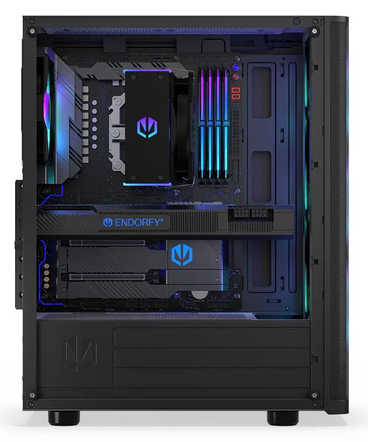 Obudowa Endorfy Ventum 200 ARGB Czarny + Spartan 5 MAX ARGB Czarny