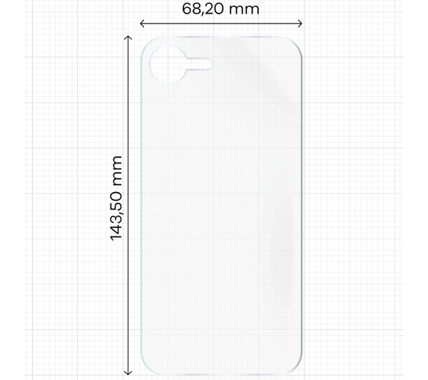 Bizon na tył Hydrogel Hydrogel do iPhone 16e 2 sztuki