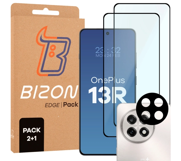 Bizon 2x Szkło + szybka na aparat Edge 2 Pack do OnePlus 13R