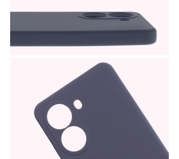 Bizon Silikonowe Soft do Xiaomi Poco X7 Pro Granatowy