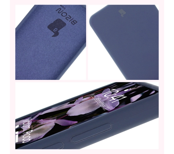 Bizon Silikonowe Soft do Xiaomi Poco X7 Pro Granatowy