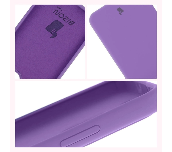 Bizon Silikonowe Soft do Oppo Reno13 Ciemnofioletowy