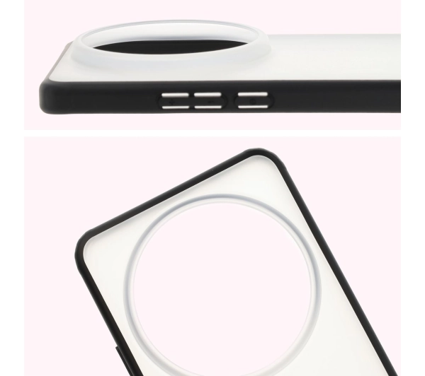 Bizon Angelo do Xiaomi 15 Ultra przydymione z Czarną ramką