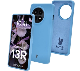 Bizon Silikonowe Soft do OnePlus 13R Niebieski