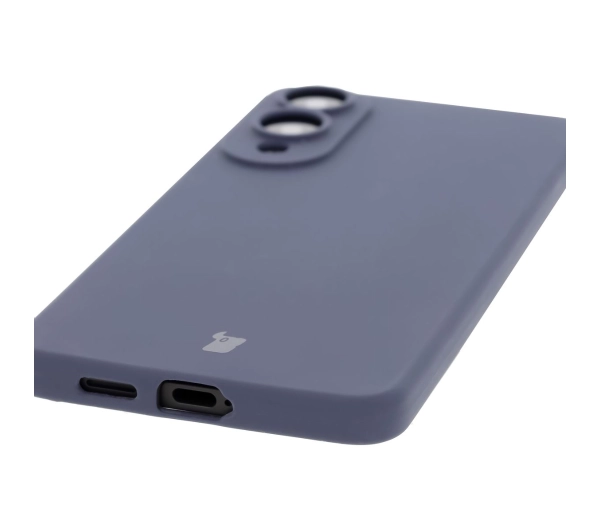 Bizon Silikonowe Soft do Samsung Galaxy S25 Edge Granatowy
