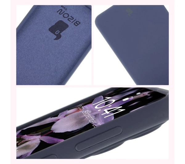 Bizon Silikonowe Soft do Samsung Galaxy S25 Edge Granatowy