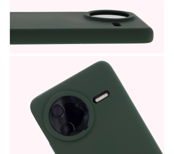 Bizon Silikonowe Soft do Xiaomi Poco F7 Ultra Ciemnozielony