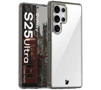 Etui Bizon Halo do Samsung Galaxy S25 Ultra Czarny