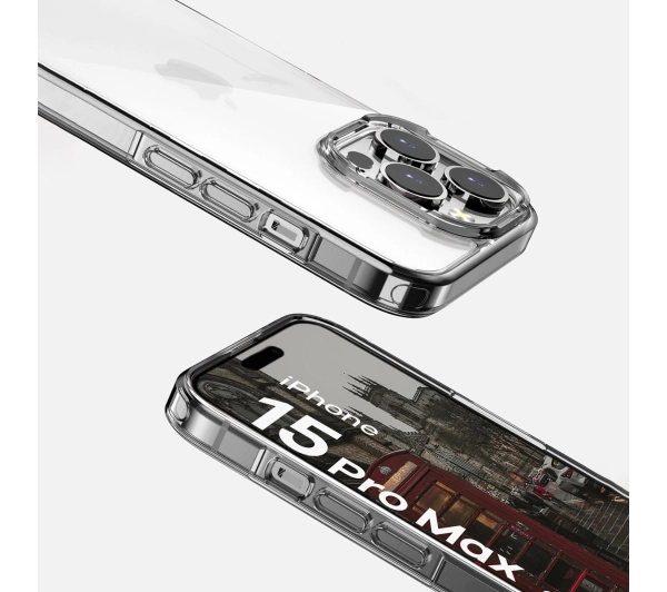 Bizon Halo do iPhone 15 Pro Max Przezroczysty