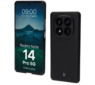 Etui Bizon Łupka do Xiaomi Redmi Note 14 Pro 5G Czarny