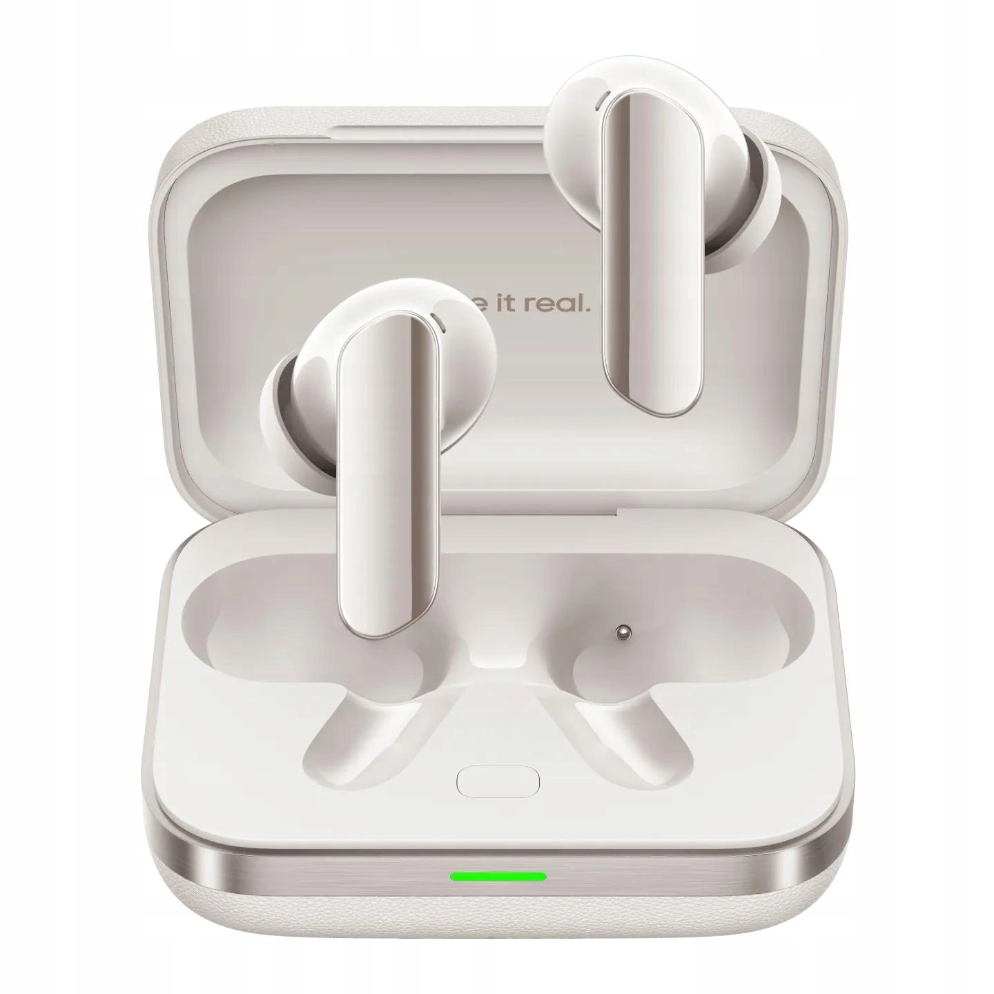 Słuchawki bezprzewodowe realme Buds Air 7 Pro Dokanałowe Bluetooth 5.4 Funkcje AI Beżowy